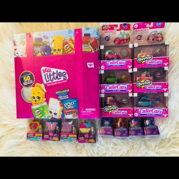 Moose Toys Other - NIP 15pc Lot Shopkins Toys Happy Places Cutie Cars